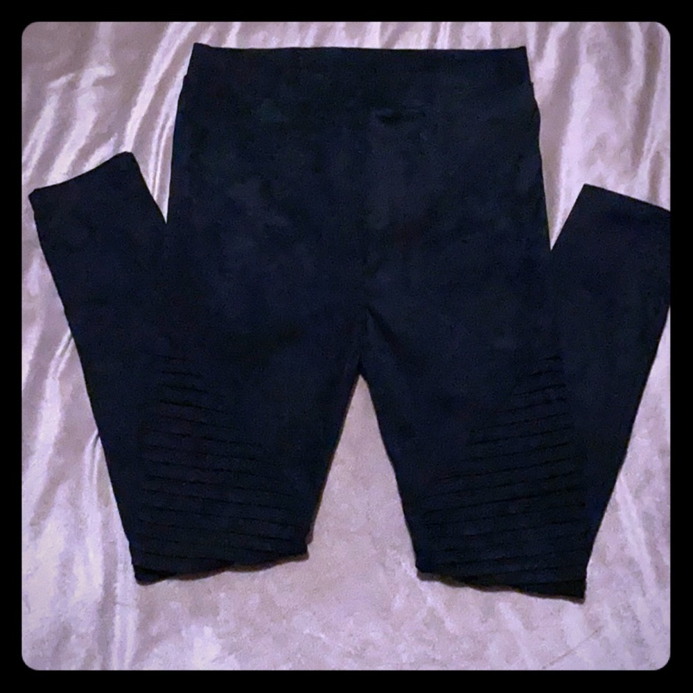 Oober Swank suede leggings.